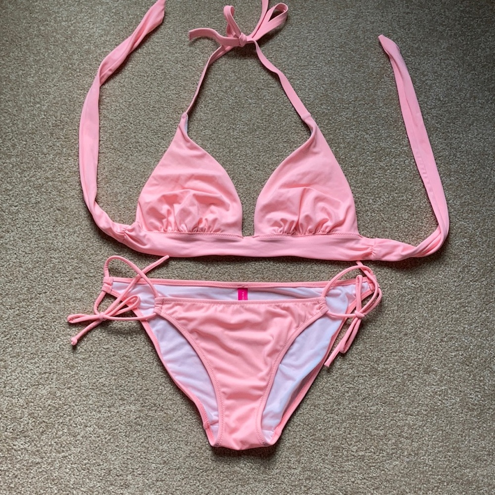 New Victoria Secret peach colored two-piece bikini